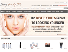Tablet Screenshot of beautybeverlyhills.com